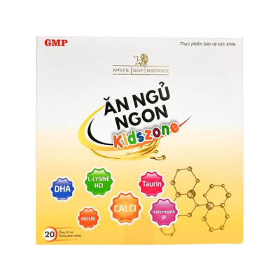 Siro Ăn ngủ ngon KIDSZONE Hộp 20 gói x 10ml