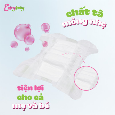 Tã quần trẻ em Enjoy New mềm mại thấm hút tốt Gói lớn M/L/XL 28-40 miếng