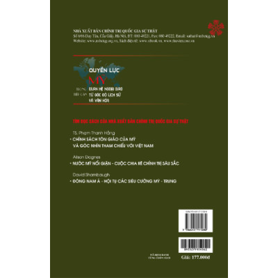 Quyền lực Mỹ trong quan hệ ngoại giao: Tiếp cận từ góc độ lịch sử và văn hóa (bản in 2023)