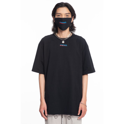 Khẩu Trang 5THEWAY Đen aka 5THEWAY /two-tone line/ LETTER MASK in BLACK