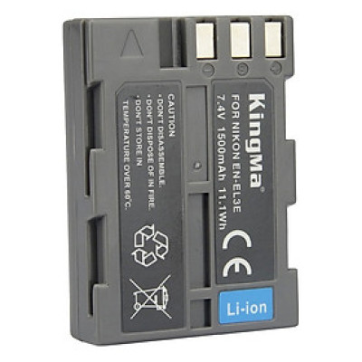 Combo pin sạc Kingma cho Nikon EN-EL3E, Hàng chính hãng