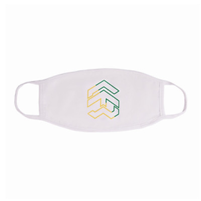Khẩu Trang 5THEWAY Trắng aka 5THEWAY /two-tone line/ BIG LOGO MASK in WHITE