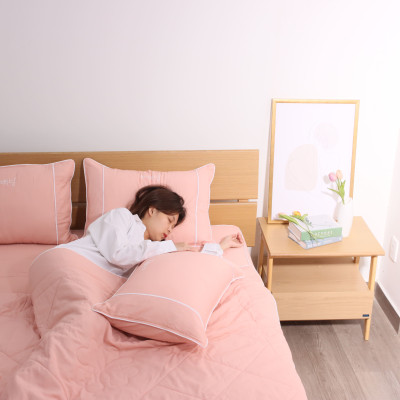 Bộ ga giường chần bông K-Bedding by Everon KNTS chất vải Ice-tencel thoáng mát, kháng khuẩn