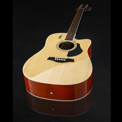 Đàn Guitar Acoustic Rosen G12 Màu Gỗ Dáng A (Size 40) G12NA Phân Phối Chính Hãng - Kèm móng gảy DreamMaker