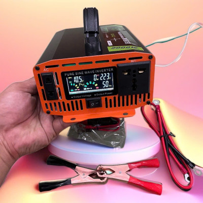 Bộ Kích Điện 12V lên 220V 2000W Sóng Sin Chuẩn – Hàng Nhật, Màn Hình LED Hiển Thị