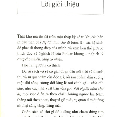 Người Gây Ảnh Hưởng - Dám Cho Đi - Câu Chuyện Nhỏ Về Một Ý Tưởng Có Sức Thuyết Phục Lớn Nhất (Tái Bản 2024)