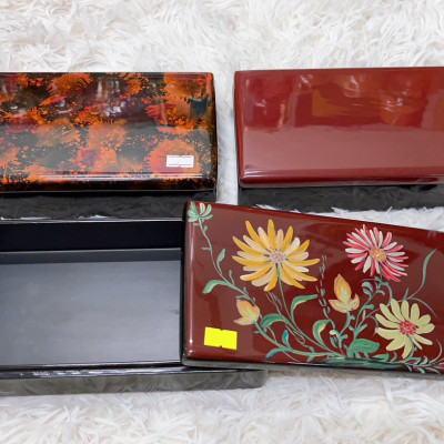 Hộp sơn mài chữ nhật cao cấp Thanh Bình Lê đa năng đựng đồ vật, làm quà tặng ý nghĩa size 23x13x6 cm