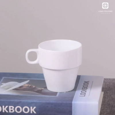 Ca ngấn 396ml- cao cấp Sứ Long Phương