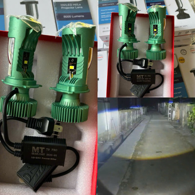 Đèn LED Bi Cầu Siêu Sáng T9 Pro 90W – Lắp Xe Máy, Ô Tô, Cắt Sáng Gắt, Không Gây Lóa