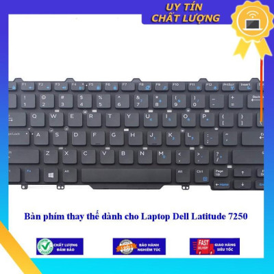 Bàn phím dùng cho Laptop Dell Latitude 7250 - Hàng Nhập Khẩu New Seal