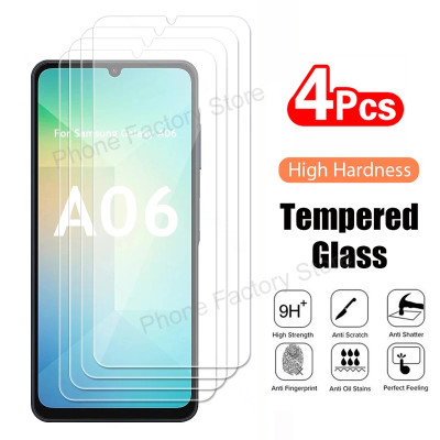 Kính cường lực dành cho Samsung Galaxy A06 Tempered Glass 9h trong suốt, chống vỡ, chống xước,dán màn hình cao cấp - Hàng chính hãng