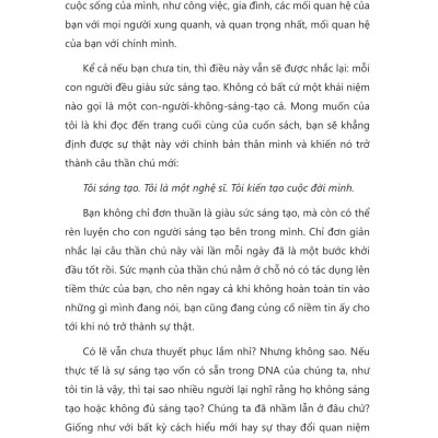 Tìm Thấy Và Trả Tự Do Cho Người Nghệ Sĩ Trong Bạn - Liều Sáng Tạo