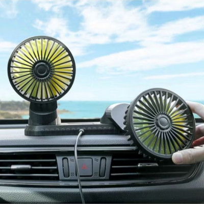 QUẠT ĐÔI 3 CẤP ĐỘ GIÓ SIÊU MÁT TRÊN Ô TÔ VĂN PHÒNG