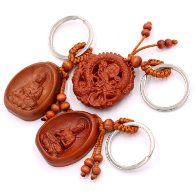 Combo 3 móc khóa phật A Di Đà - Đại Nhật Như Lai - Rồng Phong Thủy - an khang, thịnh vượng