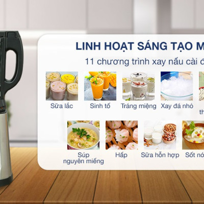 Máy làm sữa hạt đa năng Tefal BL83SD66 - 1300W - 1.75L - Hàng Chính Hãng, Bảo Hành Toàn Quốc