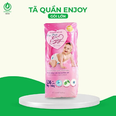 Tã quần trẻ em Enjoy New mềm mại thấm hút tốt Gói lớn M/L/XL 28-40 miếng