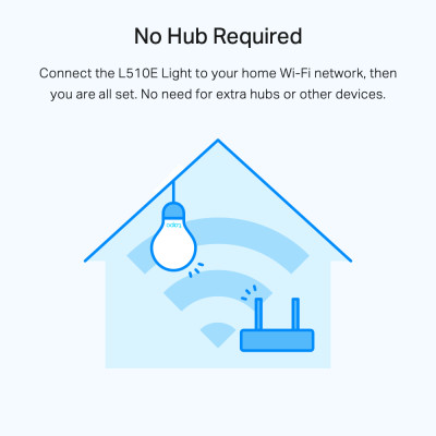 Bóng đèn WIFI thông minh Tapo L510E | Điều chỉnh ánh sáng thông minh | Cài đặt dễ dàng qua App Tapo | Bảo hành 24 tháng