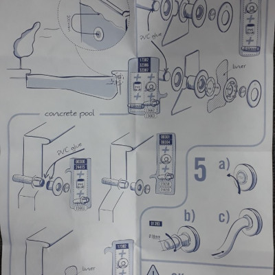 Đấu hút nước vệ sinh Hồ bơi hãng Astral 00301