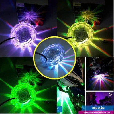 Đèn Gầm Xe 48 Tia LED Đổi Màu Tự Động – Lắp Xe Máy Ô Tô, Bản Cao Cấp, Hiệu Ứng Đẹp Mắt