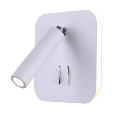 Đèn ngủ có gắn đèn xem sách (2 loại vuông-tròn), đèn gắn tường, đèn decor, đèn trang trí DT