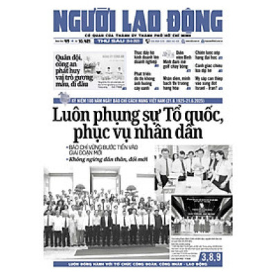 Nhật báo Người Lao Động từ ngày 16-06-2025 đến 22-06-2025