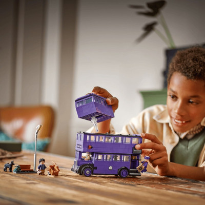 LEGO HARRY POTTER 76446 Đồ Chơi Lắp Ráp Cuộc Phiêu Lưu Xe Bus Hiệp Sĩ (499 chi tiết)