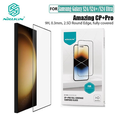 Kính cường lực màn hình cho Samsung Galaxy S25 Ultra , S25 Plus , S25 , S24 Fe , S24 , S24 Plus , S24 Ultra hiệu Nillkin CP+ Pro - mỏng 0.33mm, Chống Lóa, Hạn Chế Vân Tay - Hàng chính hãng