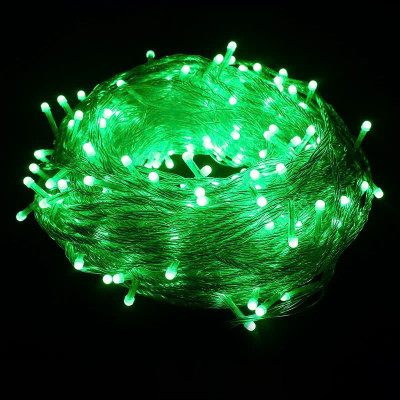 Dây Đèn Dp Xanh Lá 8 Chế Độ Chớp Dài 80M Bóng Lớn V8 Có Box Điều Chỉnh Và Đầu Nối