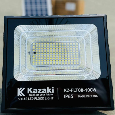 ĐÈN NĂNG LƯƠNG MẶT TRỜI KAZAKI KZ-FLT08-100W- HÀNG CHÍNH HÃNG