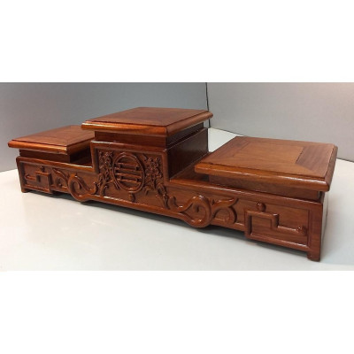 Đế đặt bát nhang 16 - gỗ hương AN1330