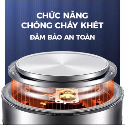 Günter & Hauer Bình Đun Siêu Tốc Bình Trà Điện Thủy Tinh 17L LED Dây Đèn Vòng Xanh - Hàng chính hãng