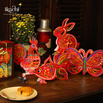 Lồng đèn Trung Thu - Lồng đèn trang trí "Ký ức tuổi thơ" hình Thỏ (size mini)
