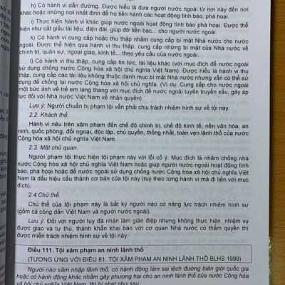 Sách Phương Pháp Định Tội Danh Với 538 Tội Phạm Quy Định Trong Bộ Luật Hình Sự 2015, Được Sửa Đổi, Bổ Sung 2017 (Tái Bản Có Bổ Sung)