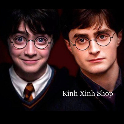 Gọng Kính Mắt Tròn Nhỏ Mini Kim loại - Có thể thay tròng Cận/Viễn/Loạn theo độ của mắt