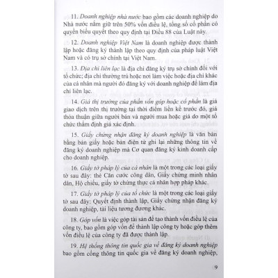 Luật Doanh Nghiệp Song Ngữ Việt-Anh