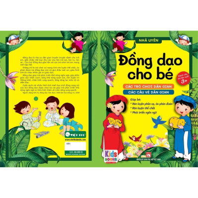 Sách - Đồng Dao Cho Bé - Các Trò Chơi Dân Gian - Các Câu Hát Vè Dân Gian - Bé Từ 3 Đến Trở Lên - Việt Thư