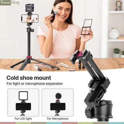 Ulanzi MT-44 - Tripod Mini Cho Máy Ảnh, Điện Thoại, Tải Trọng 1.5 Kg, Chiều Cao Tối Đa 109cm - Hàng chính hãng