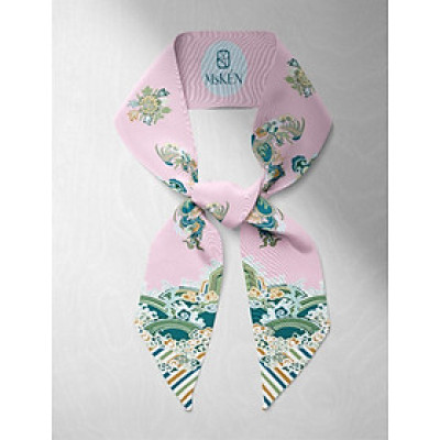 Khăn lụa tơ tằm Twilly thiết kế Nguyện