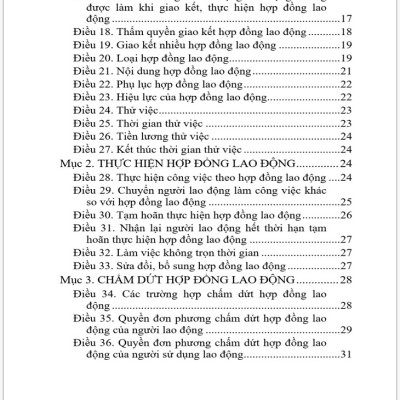 BỘ LUẬT LAO ĐỘNG – LABOR CODE – 劳 动 法  (Tam ngữ Việt - Anh - Hoa)