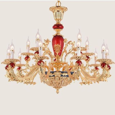 Đèn chùm loại 15 tay hiện đại, quý phái trang trí nội thất sang trọng, cao cấp - kèm bóng LED chuyên dụng.