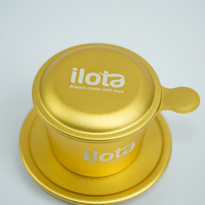 Phin nhôm cao cấp nhiều màu pha cà phê ILOTA dùng công nghệ Anode có độ bền vĩnh cửu, giữ nhiệt tốt