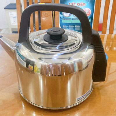 Ấm đun siêu tốc Panafresh OP-47A 5L (inox) - lò xo nhiệt- Hàng chính hãng