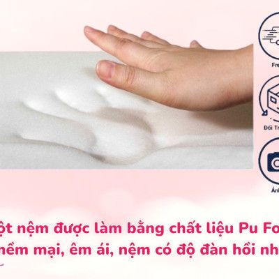 Nệm Cao Su Non Diamond Gold Dày 5cm Đủ Size Tặng Kèm Drap Nệm