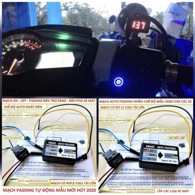 Mạch Đèn Trợ Sáng/Đèn Bi Cầu 2 Màu Auto 3S Đa Dạng Chế Độ và Học Lệnh Mẫu Mới Công Nghệ Tiên Tiến