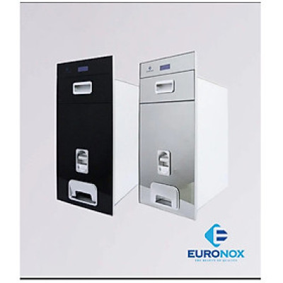 Thùng gạo gương điện tử, nút nhấn - Electronic Mirror Rice Barrel, Press-button