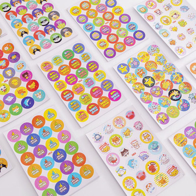 Nhãn dán sticker khích lệ khen thưởng học tập cho bé