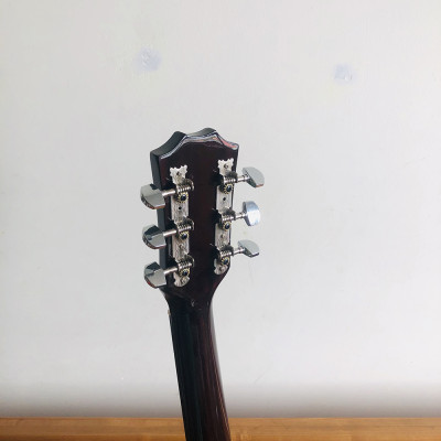 Đàn guitar acoustic DT70 màu vàng dáng A khuyết cần đàn có ty âm tốt ghitar đệm hát dành cho bạn mới tập Duy Guitar tặng 4 phụ kiện