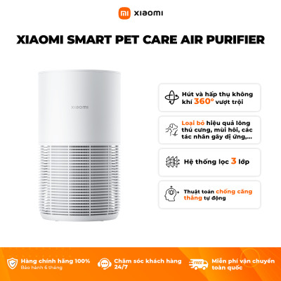 Máy Lọc Không Khí Xiaomi Smart Pet Care Air Purifier | Diện tích 16 -27m2 | Thiết Kế Cho Nhà Có Thú Cưng | Hàng Chính Hãng