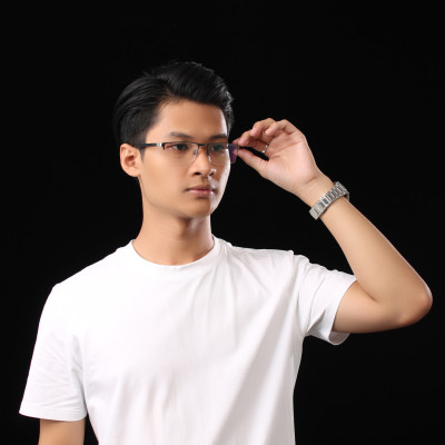 Gọng kính cận 3312 hợp kim cước OURESS thời trang nam nữ siêu bền