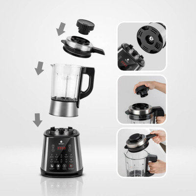 Máy làm sữa hạt Elmich CBE3902 mẫu mới 2023 điều khiển cảm ứng - Hàng chính hãng